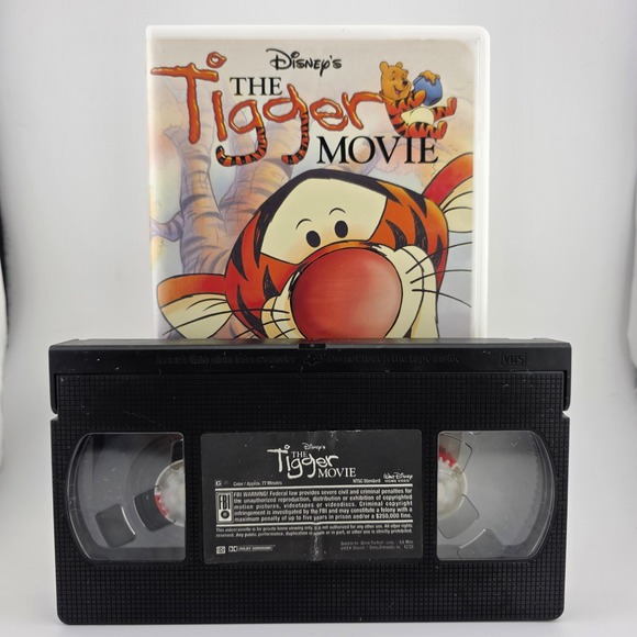 Disney The Tigger Movie VHS Pre-Owned Fair Condition Sticker Wear‎ - Picture 6 of 6